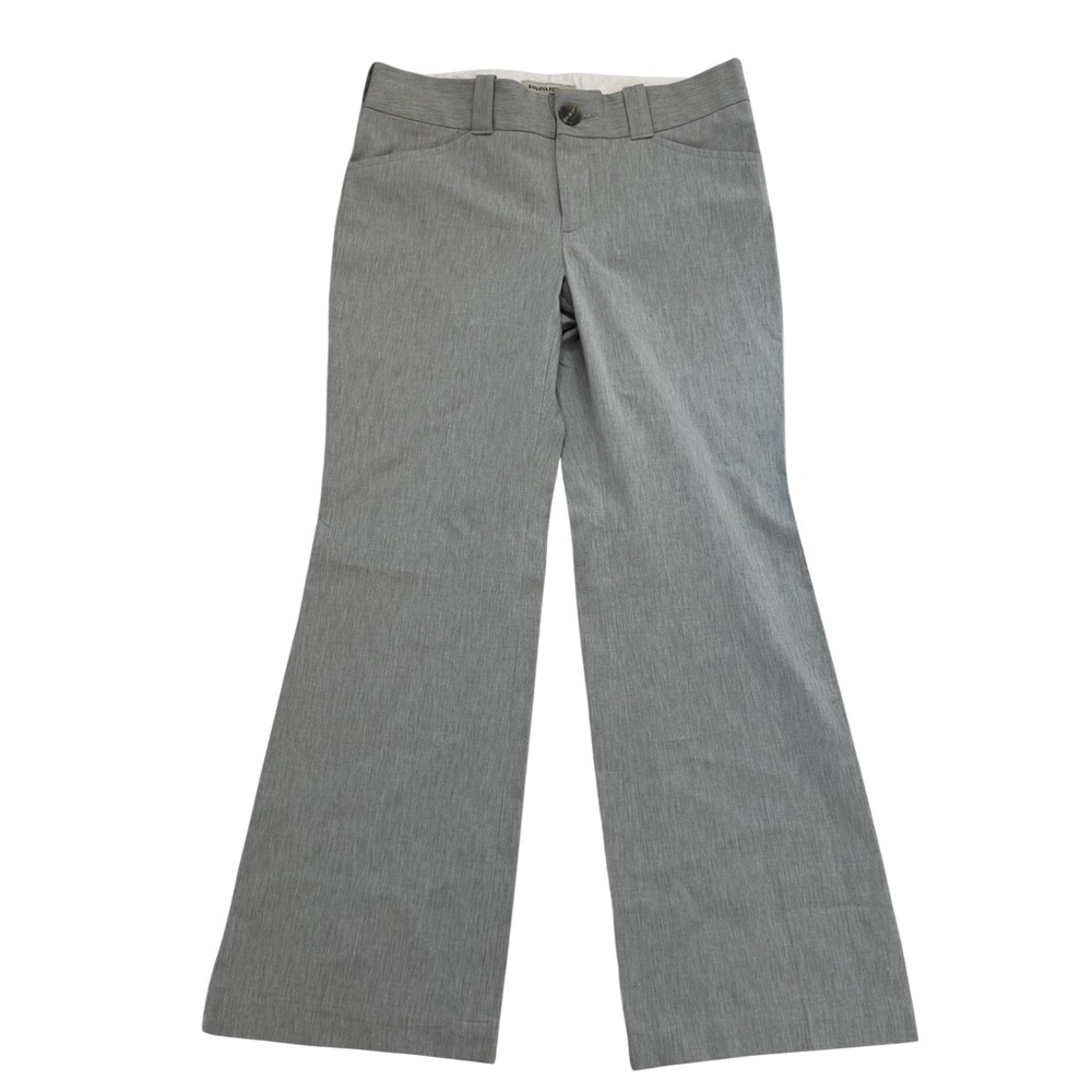 Banana Republic Vintage Y2K 2006 Gray Bootcut Trouser Pants Women’s 12 NWT 32”
